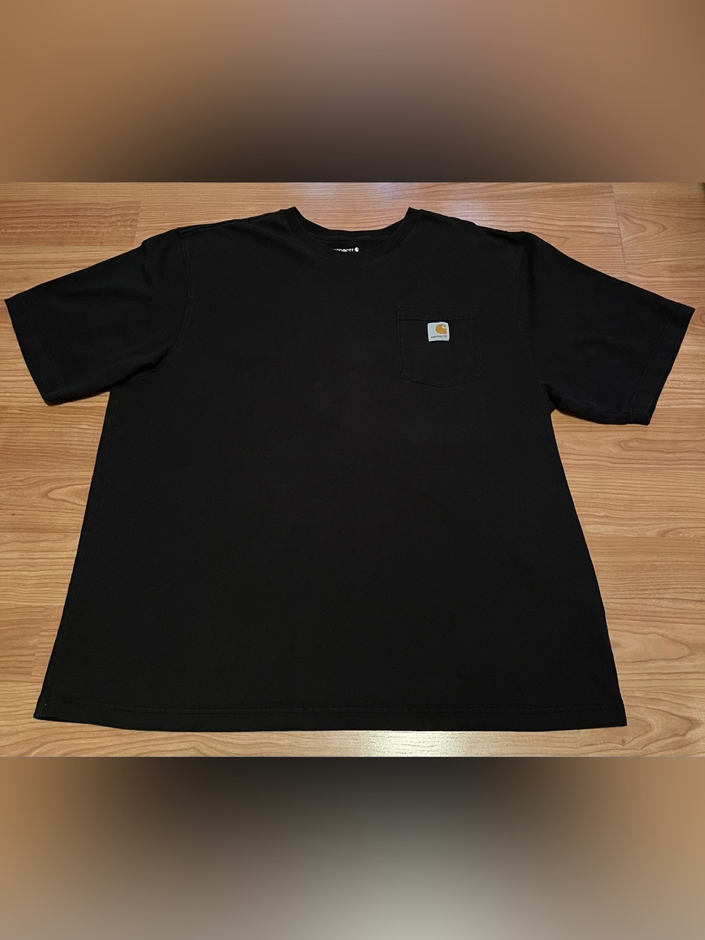 Carhartt Men's 2XL Black Loose Fit Pocket T-Shirt Crew Neck Short Sleeve